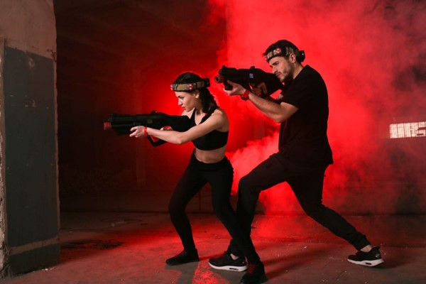 One Hour Future Survival Laser Tag Experience for Two