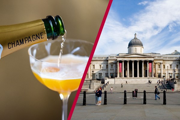Highlights of The National Gallery and Cocktails at 116 Pall Mall Champagne Bar by Searcys for Two