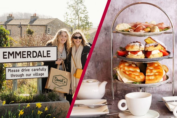 The Emmerdale Village Tour with Afternoon Tea at Veeno for Two