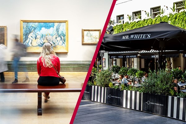 National Gallery Guided Tour with Two Course Meal for Two at Mr White's by Marco Pierre White