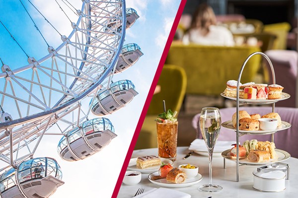 The Lastminute.com London Eye Tickets with Afternoon Tea for Two at The Royal Horseguards Hotel