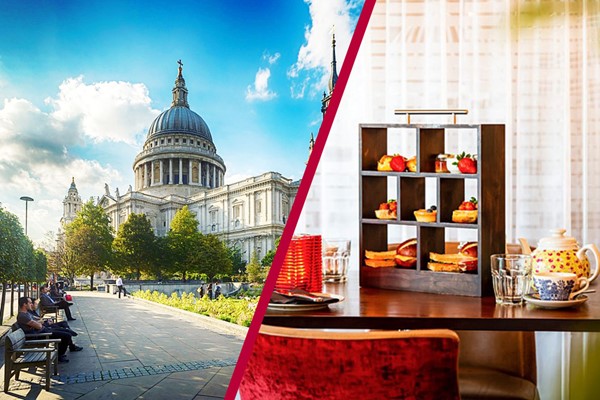 St Paul’s Cathedral Visit for Two with Afternoon Tea at Marco Pierre White's New York Italian