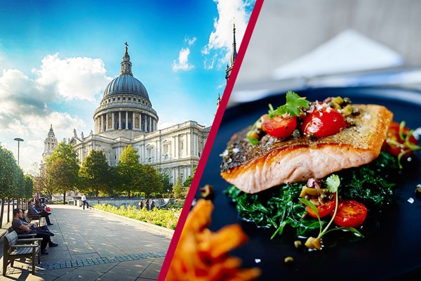 St Paul’s Cathedral Visit for Two with Three Course Meal at Marco Pierre White's New York Italian