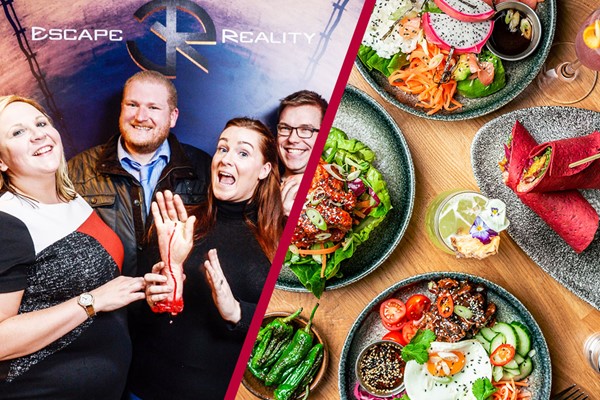 Machina Escape Room Experience for Two in Leeds with One Course Meal with Prosecco at Banyan