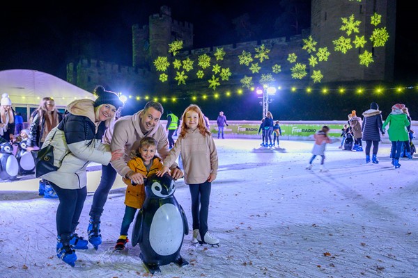 Christmas Entry and Skate for Two at Warwick Castle