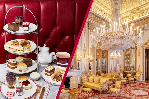 Buckingham Palace State Rooms and Traditional Afternoon Tea at Cafe Rouge for Two