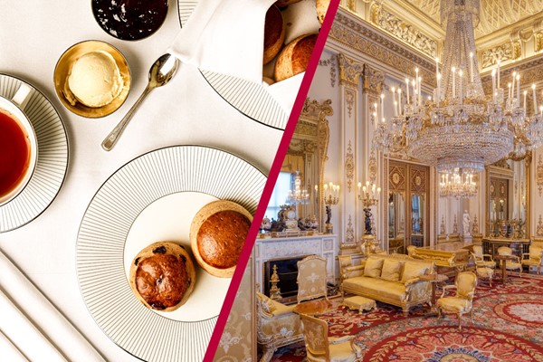Buckingham Palace State Rooms and Cream Tea for Two at Harrods Tea Rooms