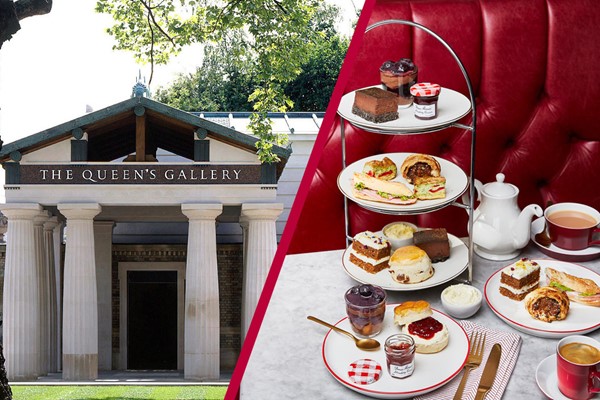Visit to The Queens Gallery and Traditional Afternoon Tea at Cafe Rouge for Two