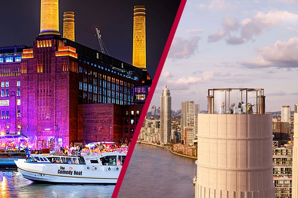 Entry to Lift 109 Experience at Battersea Power Station with Comedy Show for Two at Battersea Barge picture