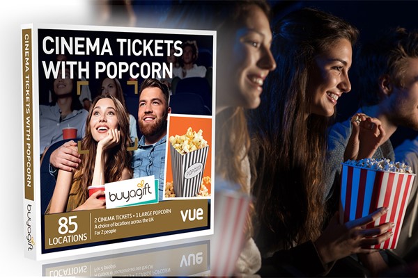 Cinema Tickets with Popcorn Experience Box