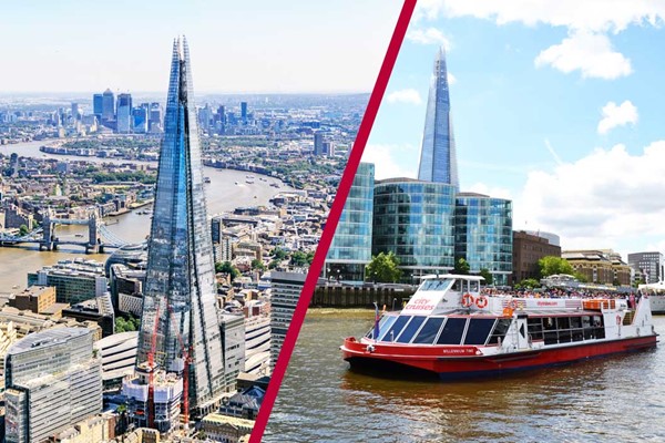 The View from The Shard and Afternoon Tea Cruise for Two