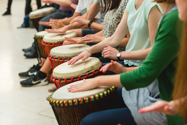 African Drumming Lesson for Two at London African Drumming