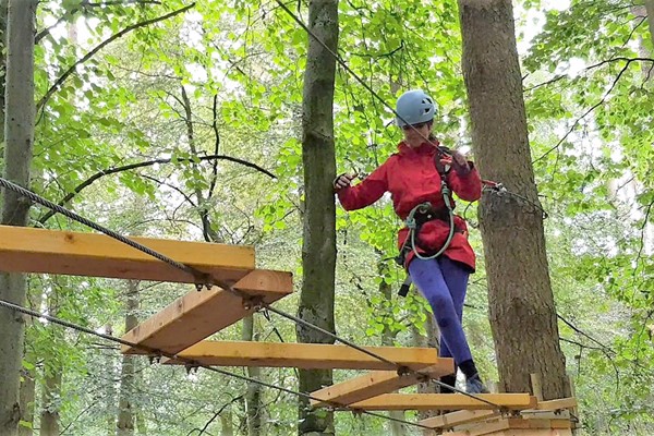 Tree Top Trials Entry to Pioneer Course for One Adult and One Child