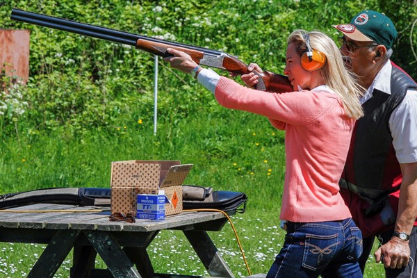 Clay Shooting with 40 Clays Each for Two at Lea Valley Shooting Association