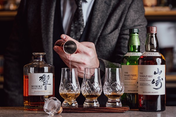 House of Suntory Whisky Flight for Two at Ginza St James