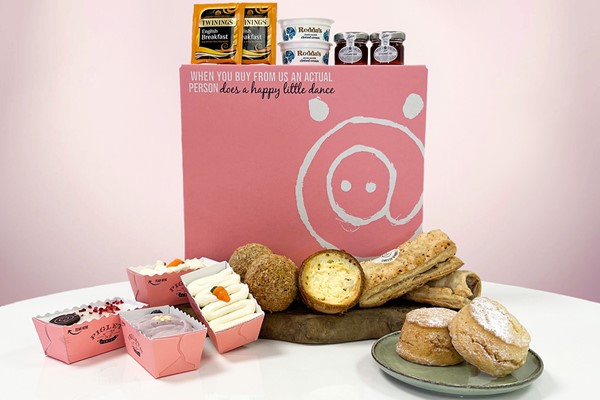 Afternoon Tea for Two at Home with Piglet's Pantry