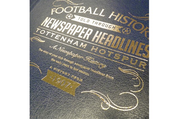 Personalised Tottenham Hotspur Football Newspaper Book From Buyagift