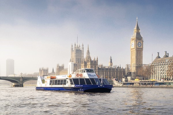 Two Course Lunch Cruise on the Thames for Two