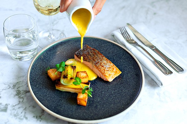 Four Course Lunch and Wine Pairing for Two Aboard a Bustronome London Gourmet Bus Tour picture