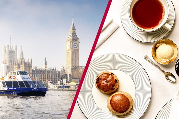 Cream Tea at Harrods with Thames River Cruise for Two