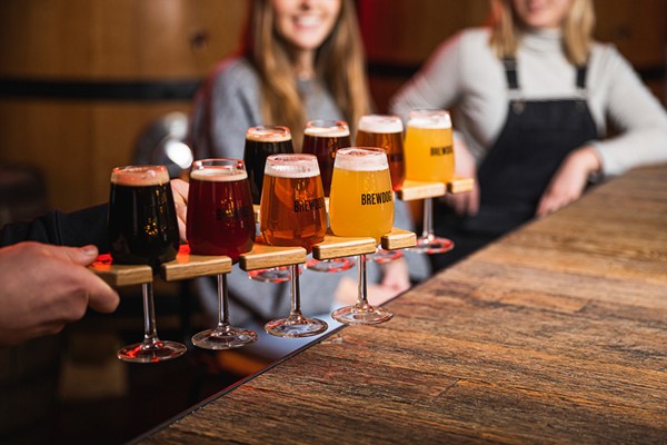Burger and Beer Flight for Two at BrewDog