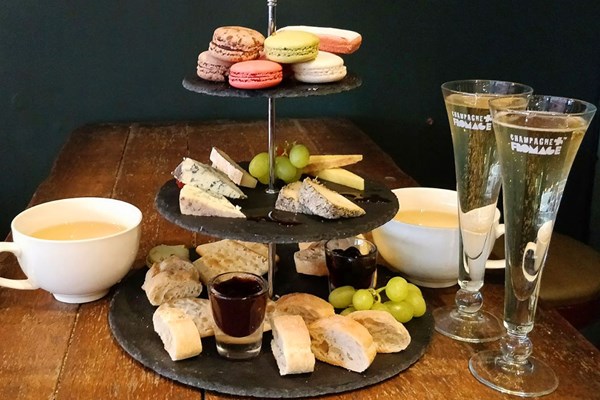 Champagne Afternoon Tea for Two at Champagne Plus Fromage
