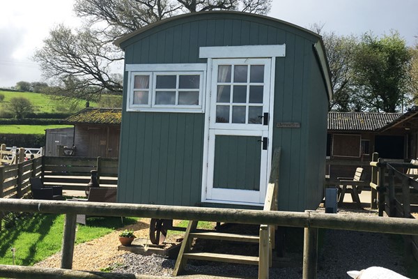 Two Night Shepherd's Hut Getaway in Devon for up to Four People During High Season