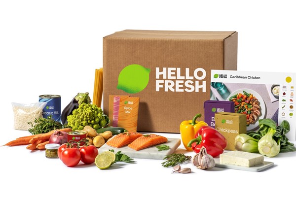 Image of HelloFresh Two Week Meal Kit with Three Meals for Two People