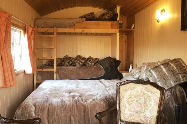 Two Night Shepherd's Hut Getaway in Devon During Low Season for up to Four People