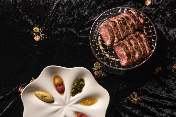 Taste of Jang Menu with a Bottle of Champagne for Two at Jang Restaurant at Royal Exchange picture
