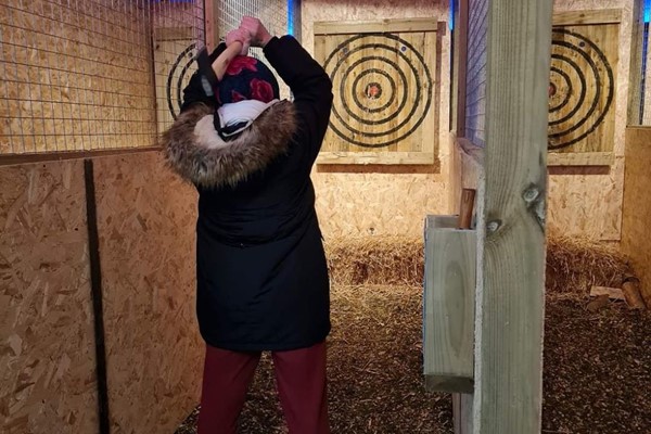 Axe Throwing for Two with The Bearded Viking
