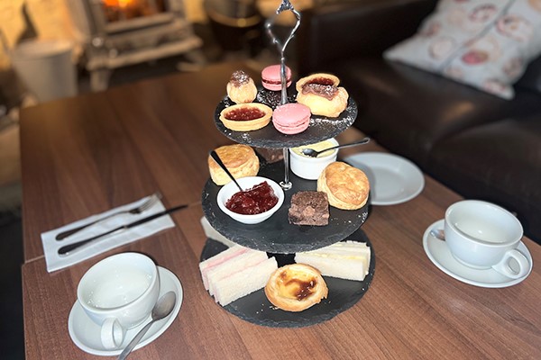 Afternoon Tea with a Glass of Prosecco for Two at the Three Fyshes Inn
