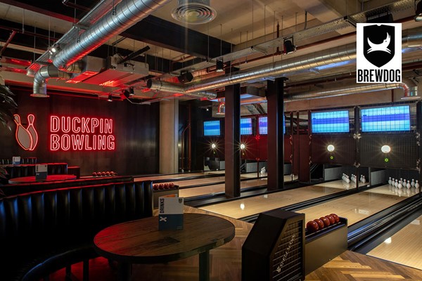 Waterloo Bowling Experience with Burgers and Beers for Four Adults at BrewDog picture
