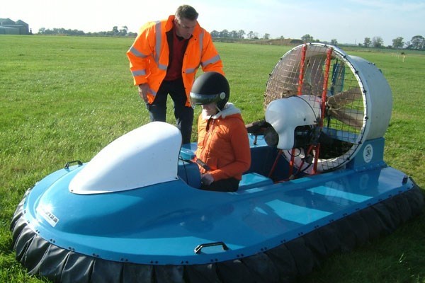 One to One Hovercraft Flying