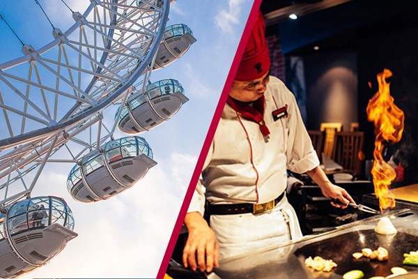 The Lastminute.com London Eye Tickets and Teppanyaki Experience for Two at Benihana Covent Garden picture