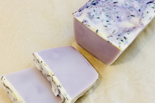 Lavender and Organic Soap Loaf Crafting Kit for One with The Soap Loaf Company
