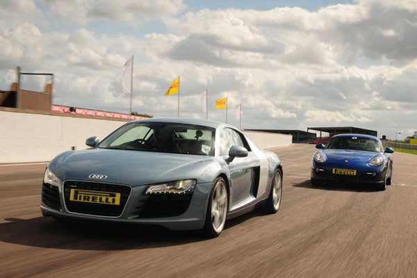 Porsche vs Audi R8 Driving Experience at Thruxton