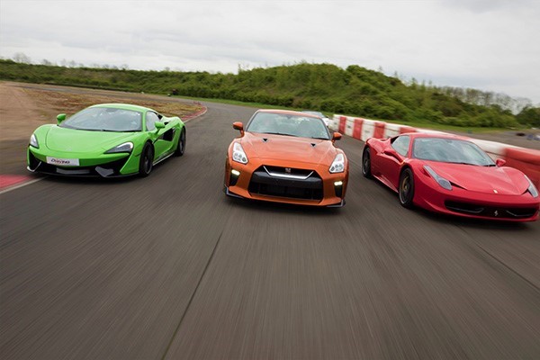 Triple Supercar Driving Thrill at a Top UK Race Track