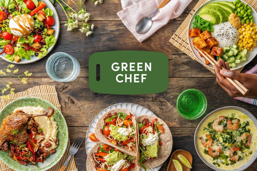 Image of Green Chef One Week Meal Kit with Four Meals for Two People
