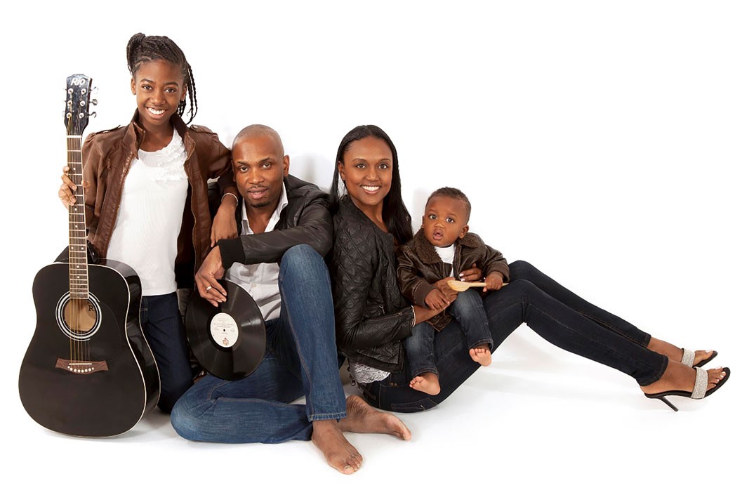 Click to view product details and reviews for Family Portrait Photography Session With 10x8 Print At The Click Studios.