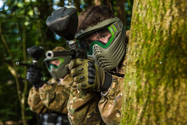 Image of Forest Paintballing for Four with 200 Paintballs Each and Lunch at GO Paintball London