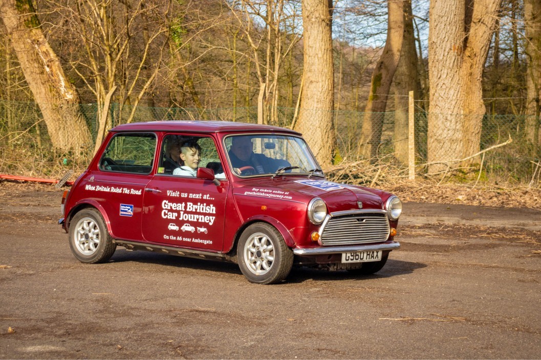 15 Minute Junior Drive with Child Entry to Great British Car Journey Museum