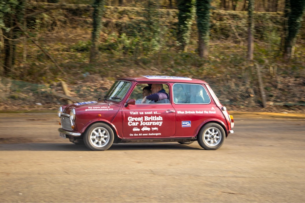 15 Minute Junior Drive with One Adult and One Child Entry to Great British Car Journey Museum