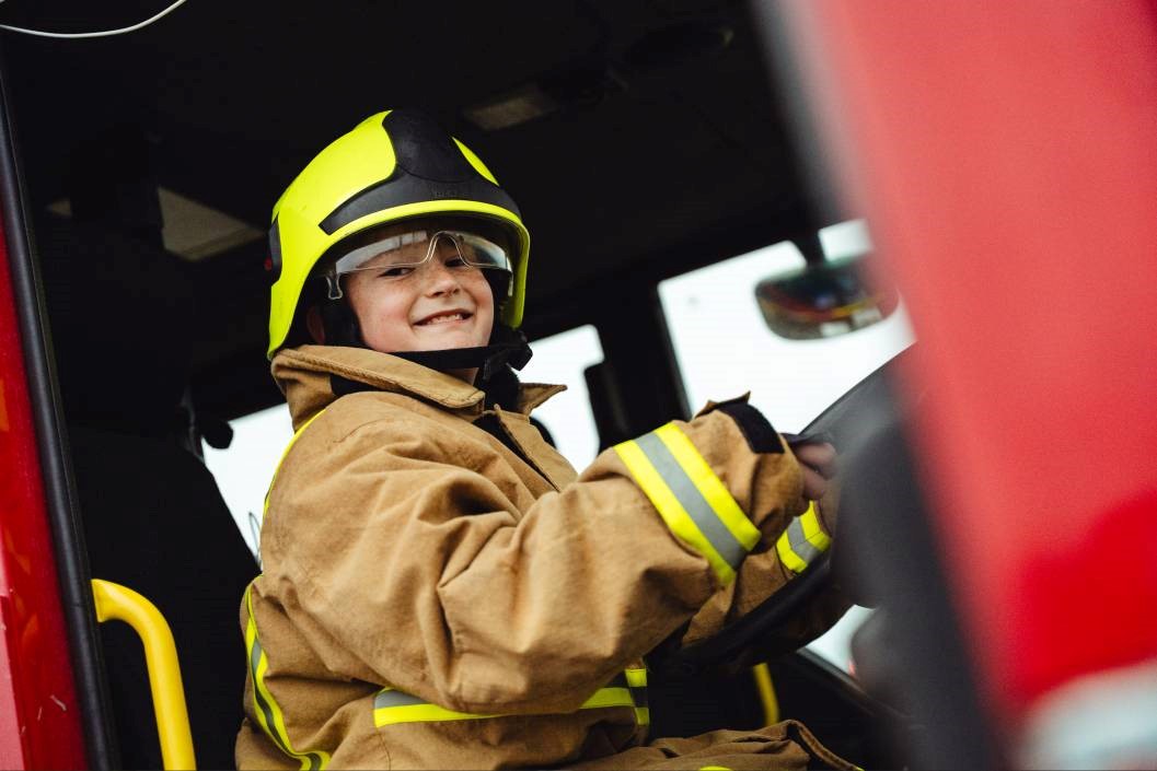 Immersive Dennis Fire Engine Experience for One with Drift Limits