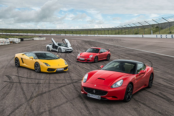 Five Supercar Driving Blast with High Speed Passenger Ride