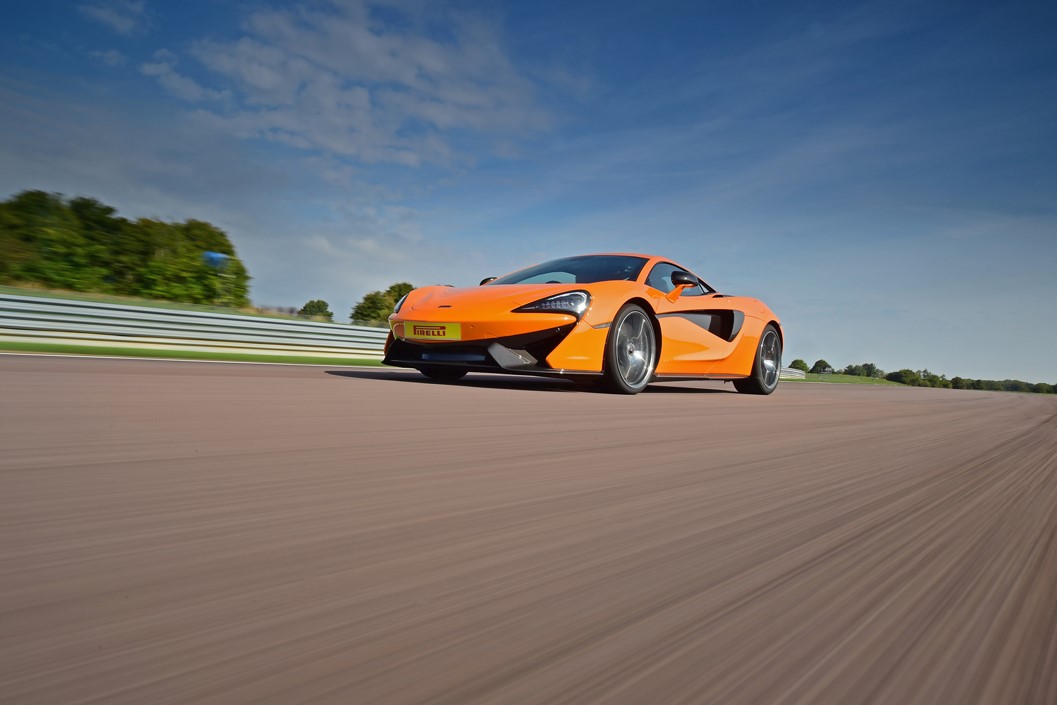 McLaren 570S and Porsche Driving at Thruxton Circuit