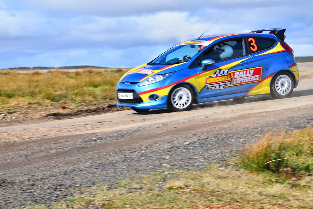 Rally Driving for One at Knockhill Racing Circuit in Scotland