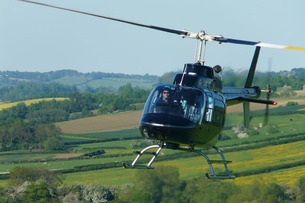 Image of 18 Mile Helicopter Pleasure Flight with Bubbly for One