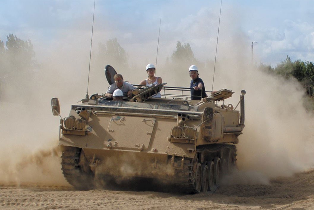 Image of A Classic Flying and Military Driving Tigers and Tracks Day for One