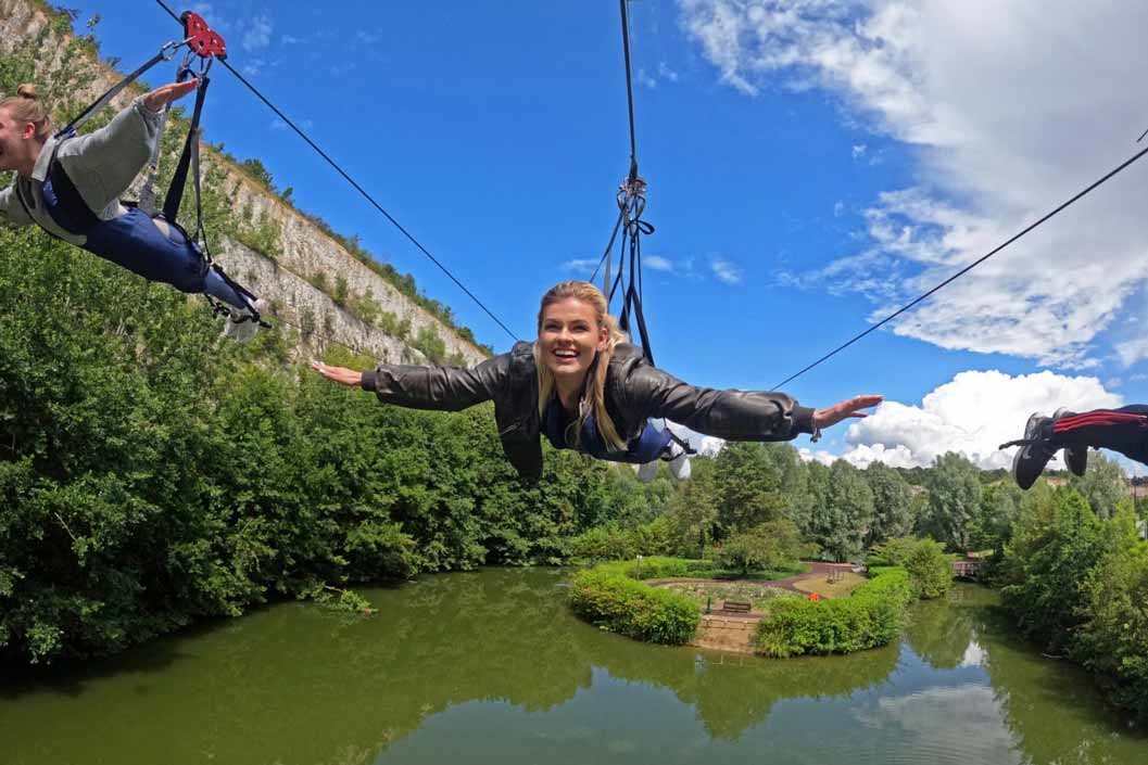 Thrill and Chill: Sauna and Skywire for One at Hangloose at Bluewater